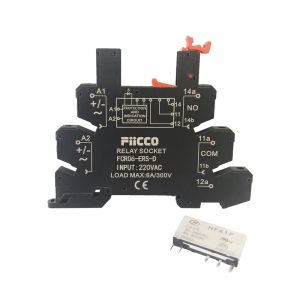 Alternative view of Módulo de Relé Electromecánico con Base Integrada FCR06-ERS-D