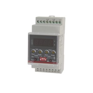 Relé digital de protección de voltaje y monitor de fase 100-240V AC/DC