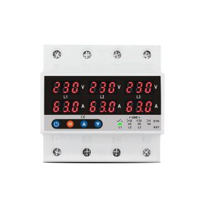 Protector Trifásico de Voltaje y Corriente | 220V | 63A