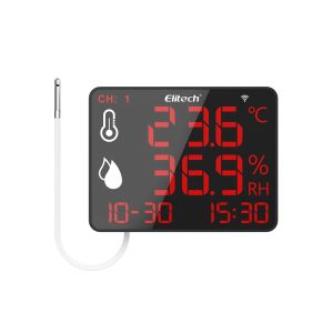 Alternative view of Elitech DR-230W-THE – Registrador Digital de Temperatura y Humedad de Alta Precisión con Wi-Fi