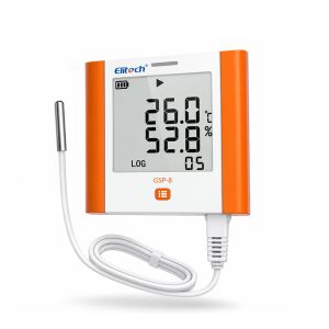 Elitech GSP-8 – Registrador Digital de Temperatura y Humedad | 100,000 Registros