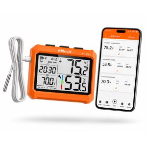 Alternative view of Elitech IPT-100S – Registrador Digital de Temperatura y Humedad con Bluetooth